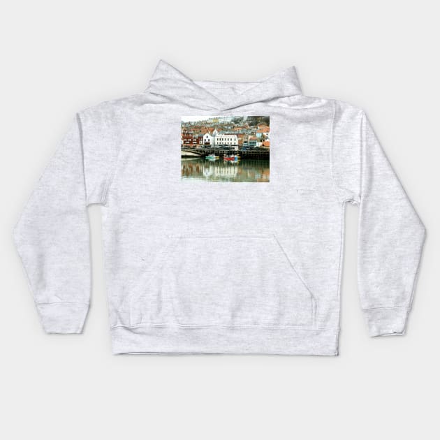 Fishing Village in the UK Kids Hoodie by madein1874